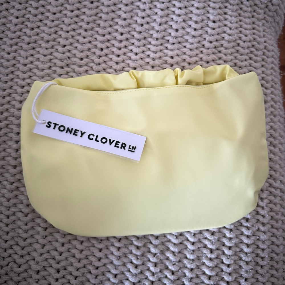 Stoney Clover Lane Nylon Scrunch Handle Bag in Banana